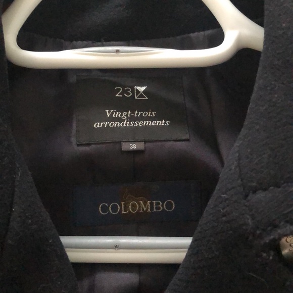 Japanese brand jacket size 38 very good condition side wool - Picture 3 of 3